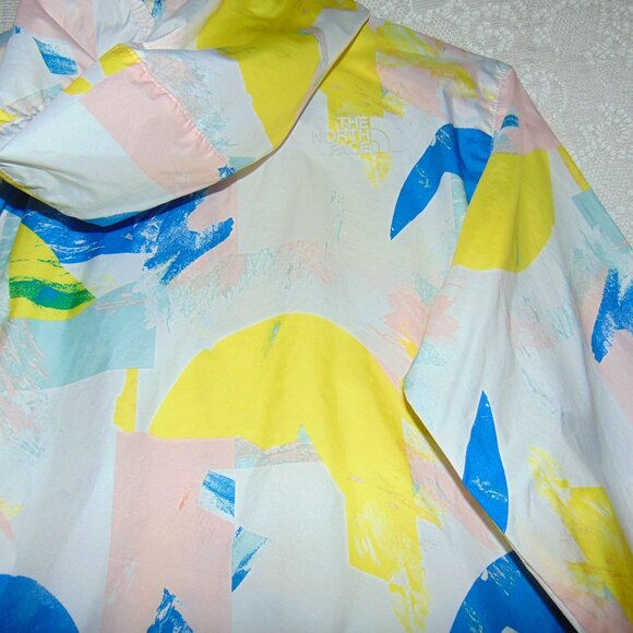 The North Face Windbreaker Jacket Girls L 14/16 Multi Colorbock Rain Coat Youth - Picture 9 of 11